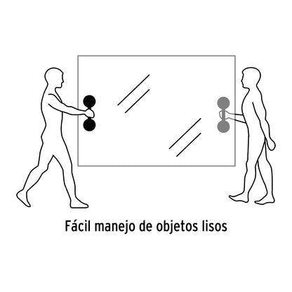 Ventosa de plástico para vidrio, 2 copas de succión, Pretul VEVI-2 23051 MM00