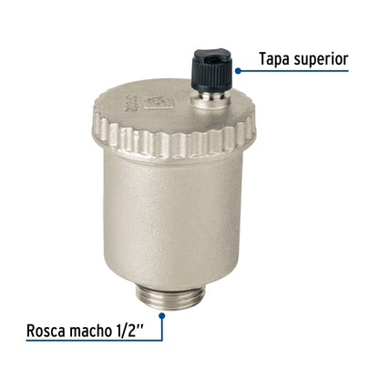 Válvula de purga de aire 1/2', Foset VPA-01 40012 MM00