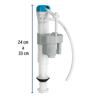 Válvula de llenado con ajuste de altura para WC, Foset VW-207 46285 MM0