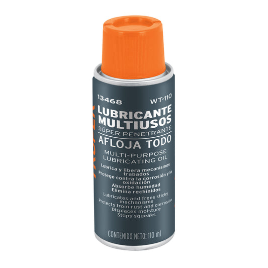 Aceite multiusos en aerosol, 110ml (4oz), Truper WT-110 13468 MM00