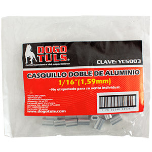 CASQUILLO DOBLE 1/16"