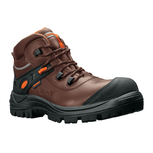 Bota de seguridad café, #26 dieléctrica antifatiga, Truper ZC-426C 15472 MM0