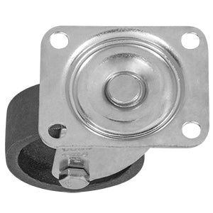 RODAJA DE FIERRO GIRATORIA CON PLACA 2"