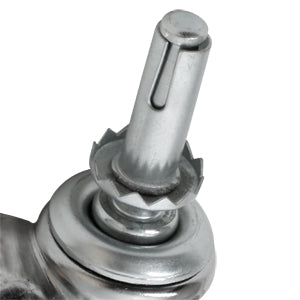 RODAJA ESFÉRICA GIRATORIA CON ESPIGA PARA MADERA TIPO SOCKET 1-5/8" 