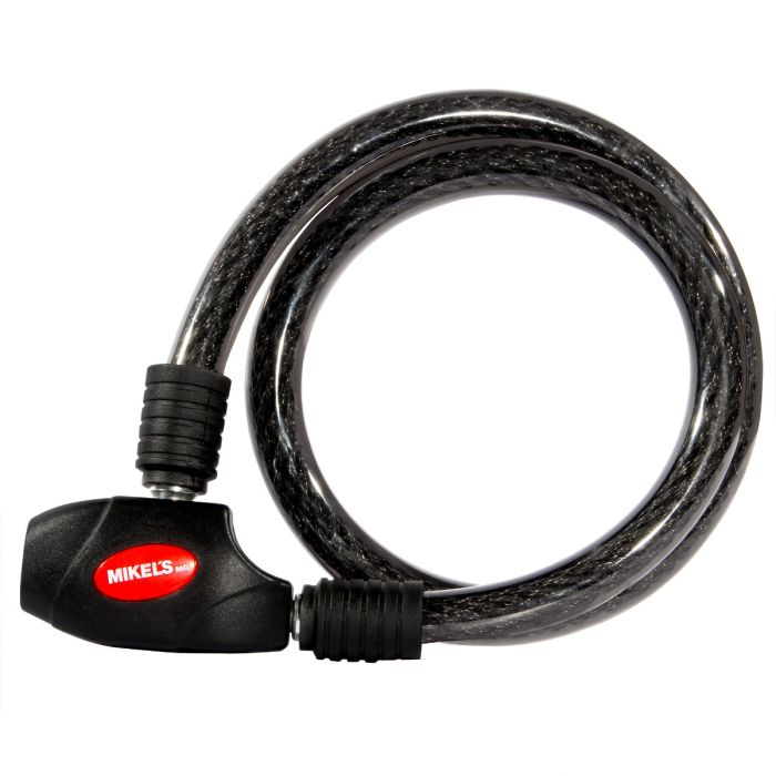 Cable candado flexible 2 llaves planas (80 cm)