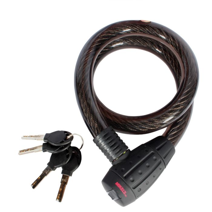 Cable candado flexible 4 llaves de seguridad (1 mt)