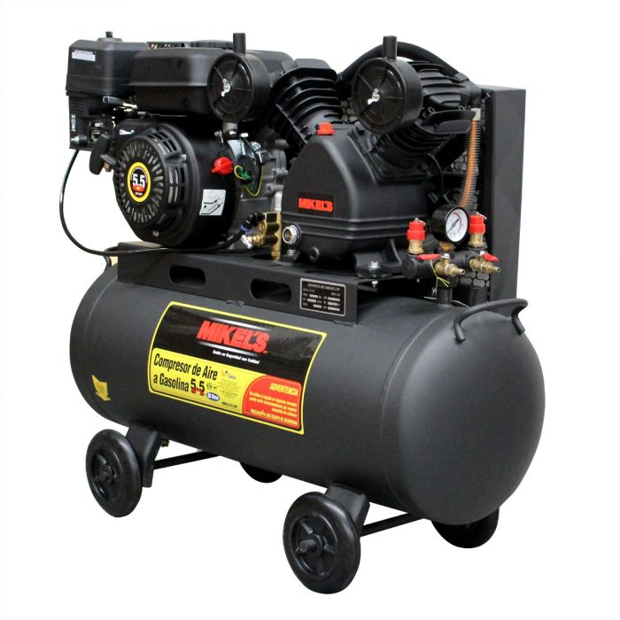 Compresor de aire 5.5 HP Motor a Gasolina (60 lts)