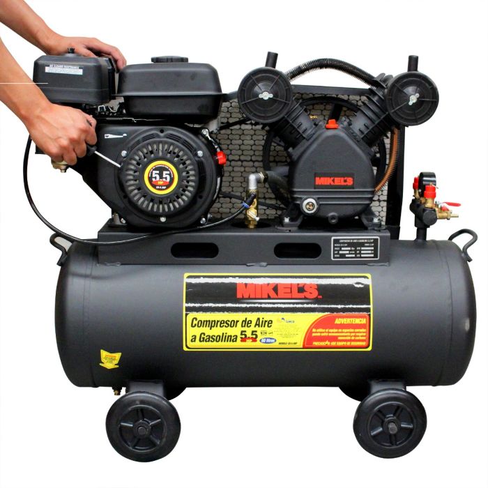 Compresor de aire 5.5 HP Motor a Gasolina (60 lts)