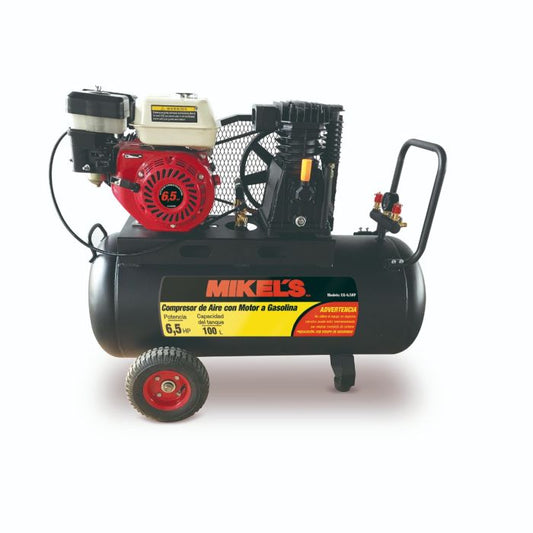 Compresor de aire 6.5 HP Motor a Gasolina (100 lts)