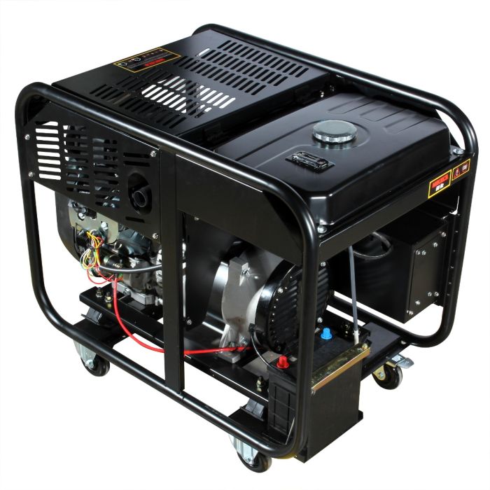 Generador de corriente eléctrica motor 4 tiempos 12,000 W, 22 HP