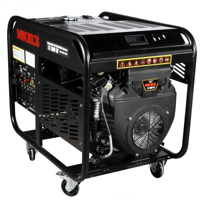 Generador de corriente eléctrica motor 4 tiempos 12,000 W, 22 HP