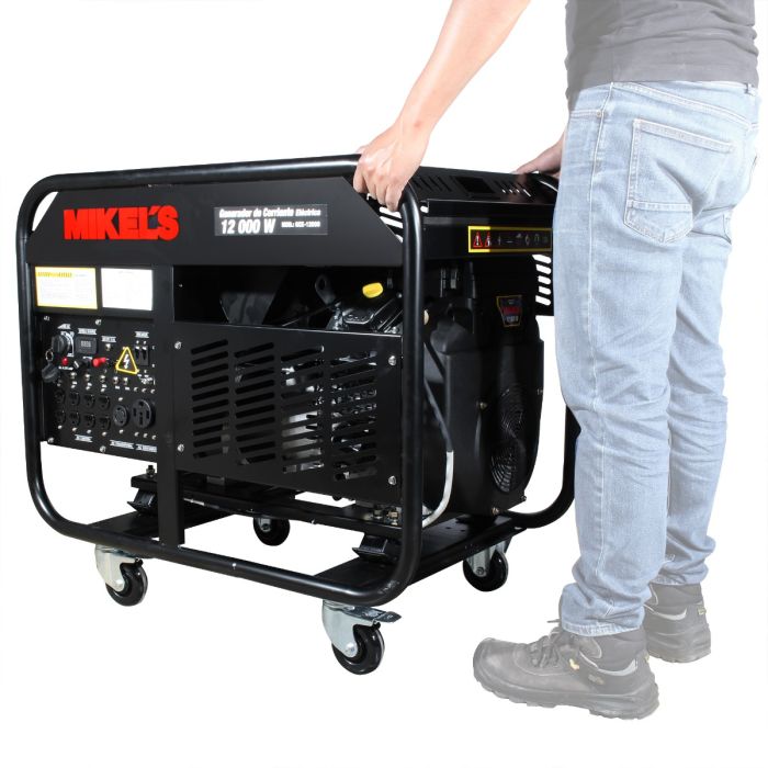 Generador de corriente eléctrica motor 4 tiempos 12,000 W, 22 HP