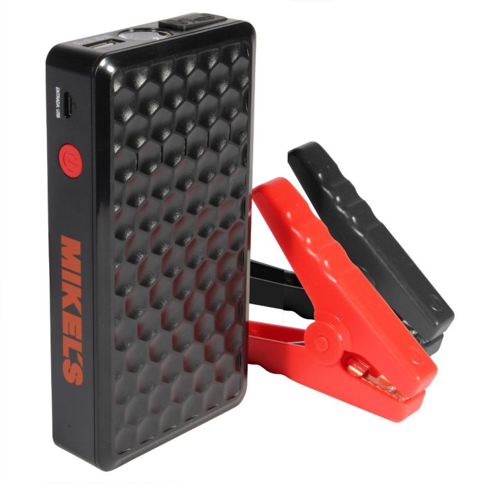 Arrancador de Baterías Jumper 8,000 mAh, 4 clindros costado 