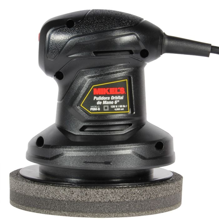 Pulidora orbital a una mano 6", 3800 RPM