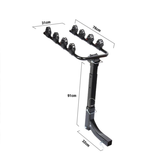 Rack Para 4 Bicicletas Montaje en Tirón 60Kg