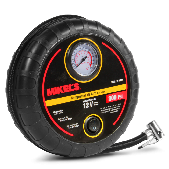 Compresor de aire circular 12 V (300 PSI)