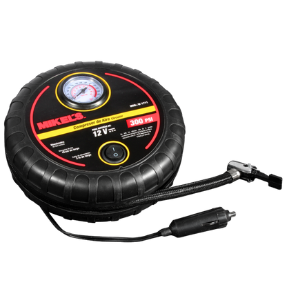 Compresor de aire circular 12 V (300 PSI)