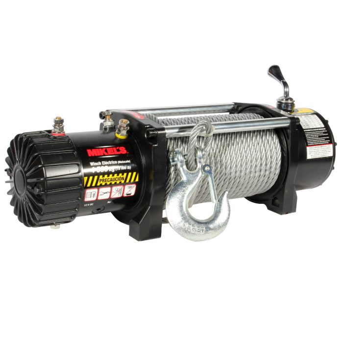 Malacate Eléctrico Winch 12V, 10000Lb