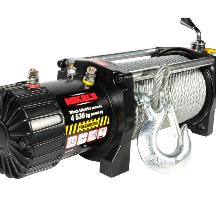 Malacate Eléctrico Winch 12V, 10000Lb