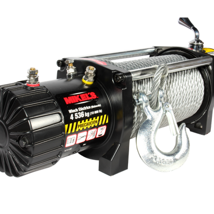 Malacate Eléctrico Winch 12V, 10000Lb